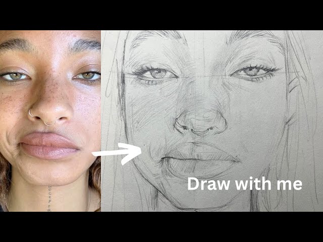 I drew a face using this technique and it actually worked 🙂