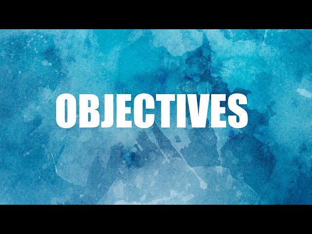 2. Objectives