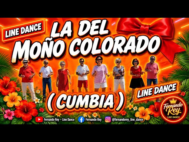 The Girl with the Red Bow ( Cumbia ) ★ Line Dance ★ Line Dance ★ Group Dance ★ Choreo