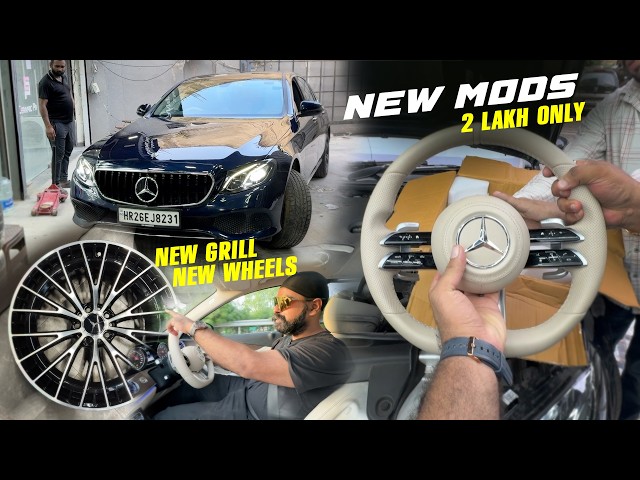 finally LOADED my Mercedes-Benz E-Class ! Crazy MODS but Expensive Sh*t
