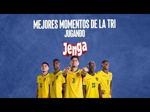 RETO DE JENGA GINGANTE CON LOS JUGADORES DE LA TRI 🧱