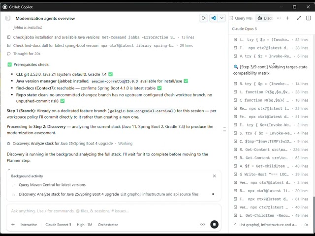 AI Agents Migrate a Live Java App: Java 11→25 & Spring Boot 2→4, Fully Autonomous