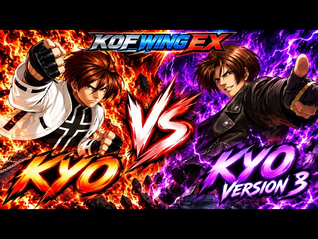 Kyo vs Kyo V3 | KOF Wing EX | CPU vs CPU | #0000000019