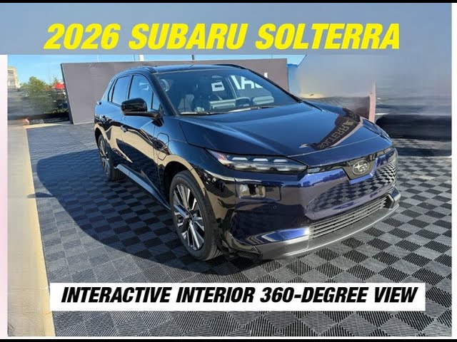 Inside the 2026 Subaru Solterra - VR / 360° Interactive View!