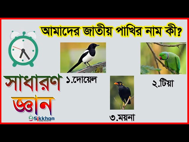 General Knowledge for kids,  ছোটদের সাধারণ জ্ঞান | সাধারণ জ্ঞান পাঠ | sikkhon kids