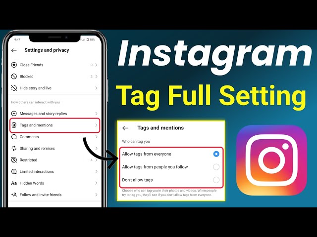 Instagram Tag Settings Explained | Instagram Tag Settings | Instagram Tag Problems | Instagram Tags