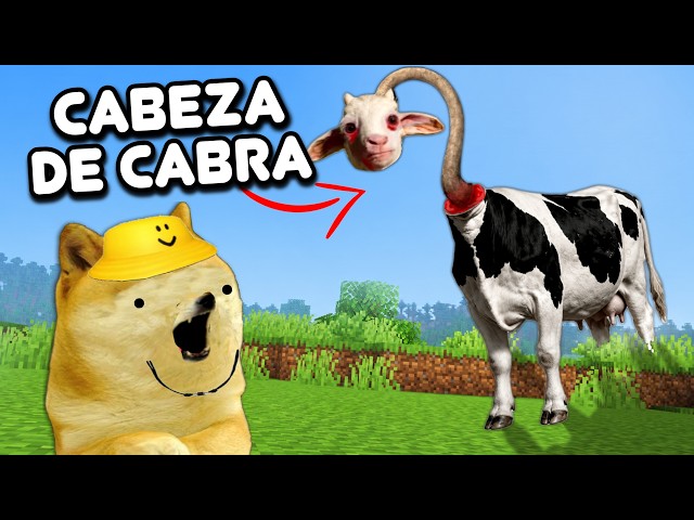 La VACA con CABEZA DE CABRA, Si te atrapa te QUITA LA CABEZA - Hilos con cheems