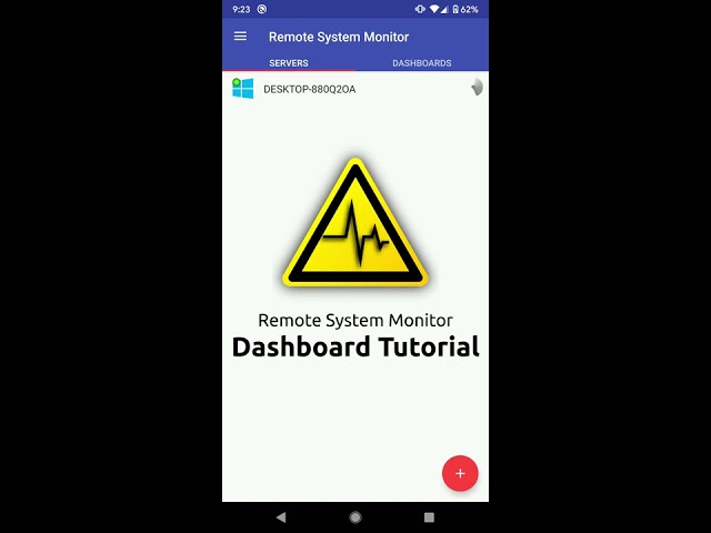 Remote System Monitor Dashboard Tutorial