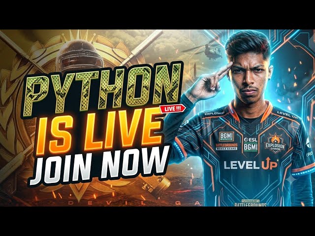 PYTHON GAMER IS LIVE JOIN NOW