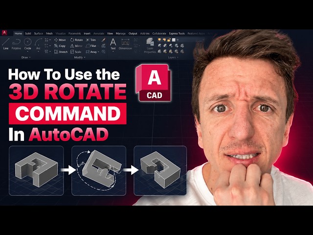 How To Use the 3D Rotate Command In AutoCAD (2026)