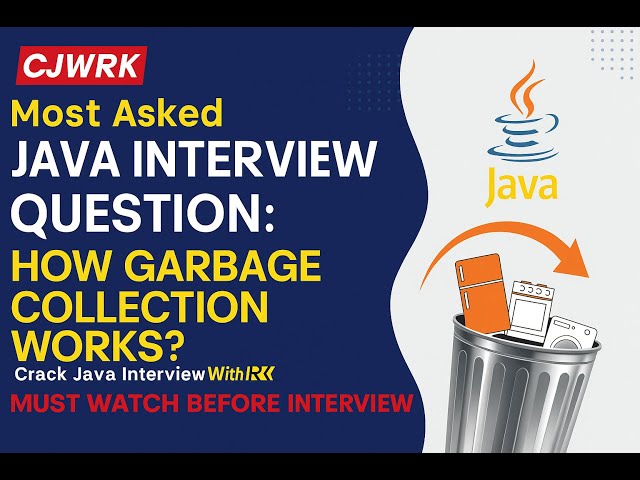 Garbage Collection in java |How Garbage Collection Works in Java #cjiwrk #interview #java #job #jobs