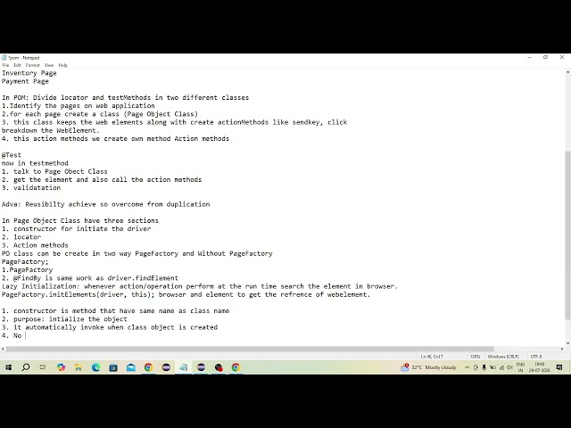 Page Object Model