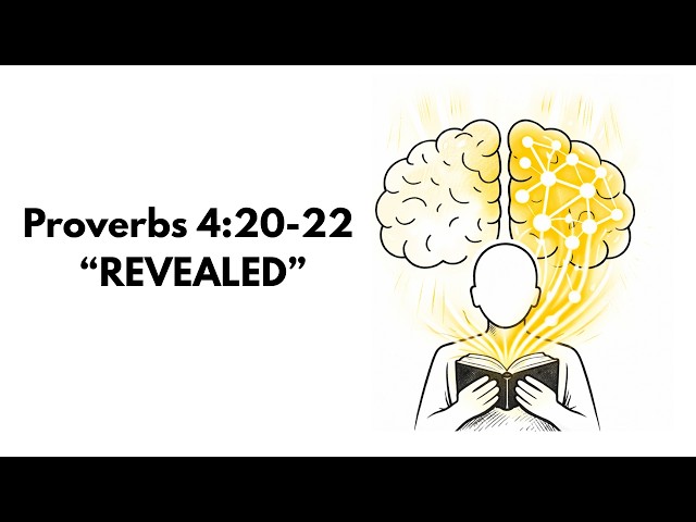 Proverbs 4:20 Doesn't Just Give an Instruction, It's a Prescription.