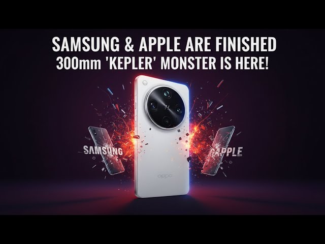 SAMSUNG & APPLE ARE FINISHED. 300mm "Kepler" Monster is Here!