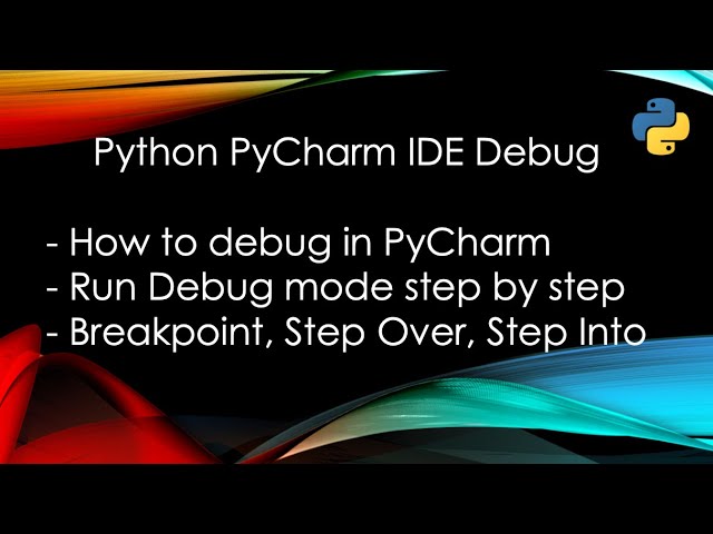 Python PyCharm IDE - How to run in debug mode?  Beginner Lesson (#python #pycharm #debugging )