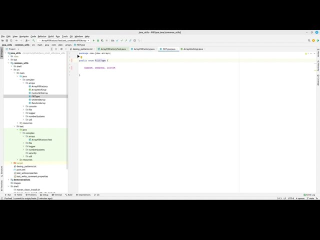 Factory method pattern, small improvement using java enum. L36