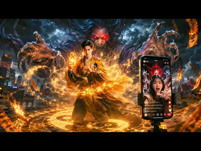 Live-streaming Taoist leads Maoshan and fixes paranormal troubles.