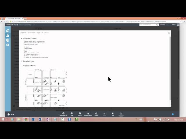 R in Azure ML Studio
