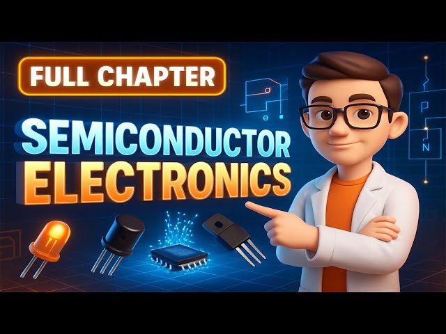 Semiconductor Electronics | Complete chapter | 3d animated explanation | 12th class