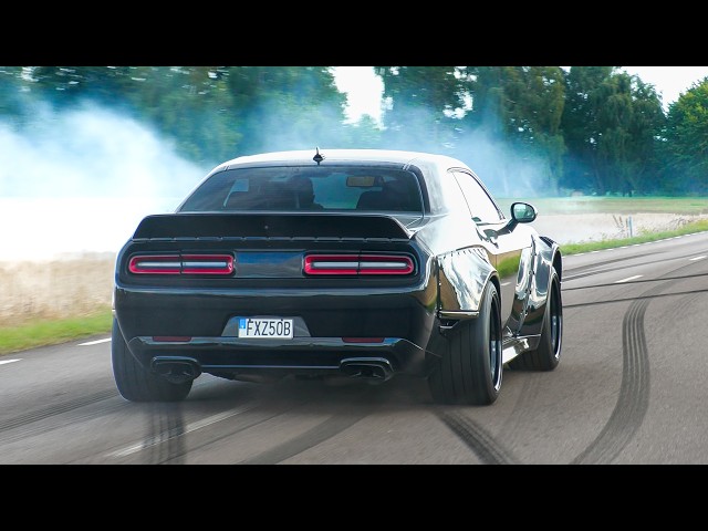 MODIFIED Cars Leaving Vallåkraträffen Sweden! Ford GT, R8 V10 Burnout, Volvo 740 V8, CRAZY BUILDS..