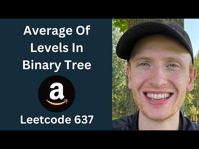 Average of Levels in Binary Tree - Leetcode 637 - Trees (Python)