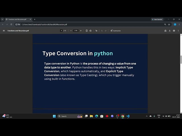 Pop-up playerPython Functions & Recursion | Function, Parameters & Recursion