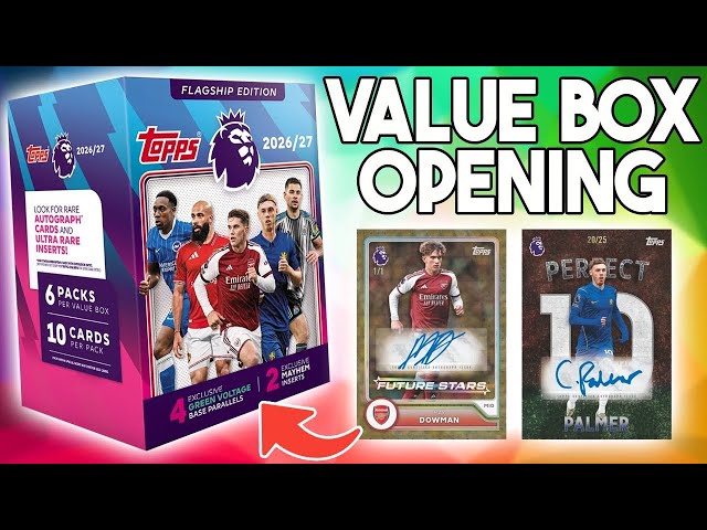 Topps Premier League Flagship 2026/27 Value Box Opening