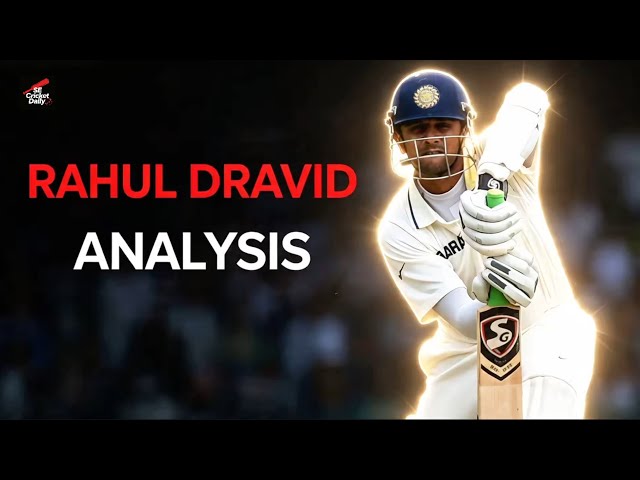 Rahul Dravid Batting Technique Trigger Analysis