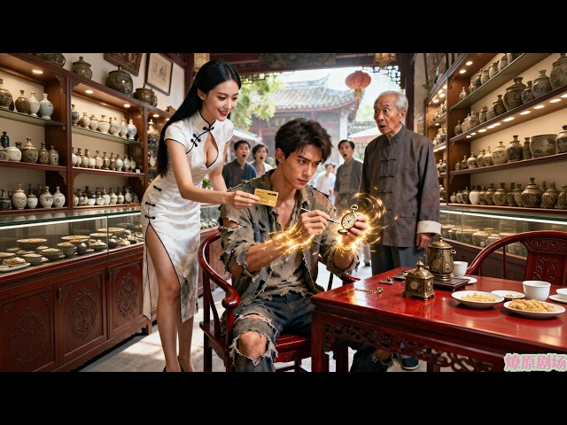 路人都冷眼旁觀，只有窮小子挺身救下跳河美女總裁，竟意外覺醒神級修復能力！ 1秒鐘修復千萬古董懷錶，幫她化解滅頂之災，女總裁直接拿出全部家產跪地求婚！#我靠修复万物封神
