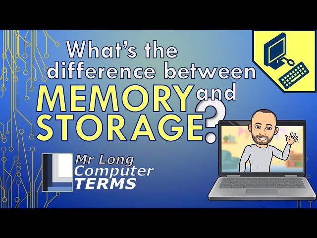 Mr Long Computer Terms | What's the difference between Memory and Storage?