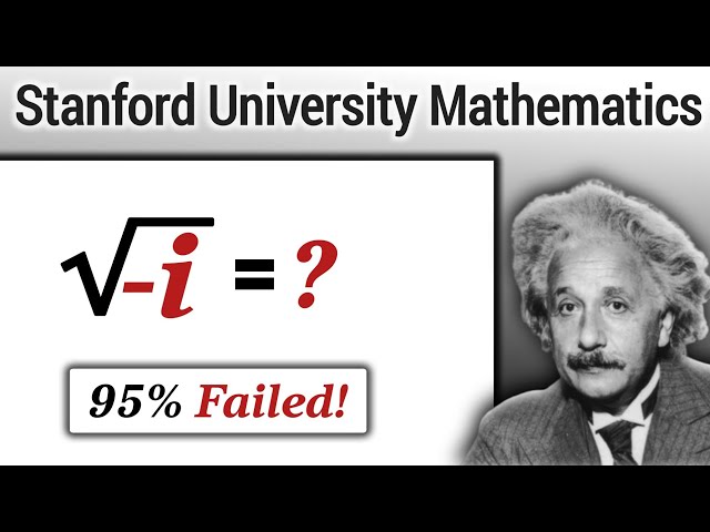 Stanford University Mathematics | 95% failed | Can you solve this?