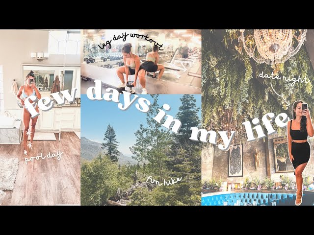 VLOG: Las Vegas local life, getting monetized, leg workout, current reads, hiking & more