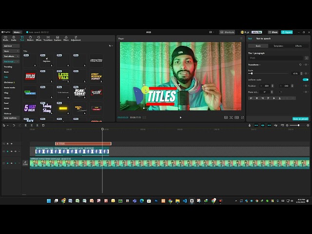 Social Media Liner Create in Capcut | Technology | 2025 | AMI MASUD