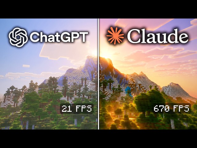 ChatGPT vs Claude Make Vibrant Visuals Shaders From Scratch