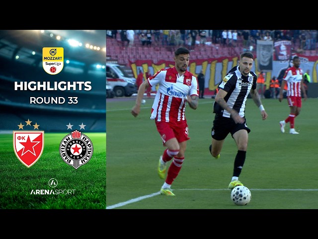 Crvena Zvezda - Partizan 3:0 | MOZZART BET SUPERLIGA SRBIJE (33. kolo) | 26. april 2026.