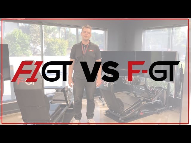 Next Level Racing F1GT and F-GT Simulator Cockpit Differences