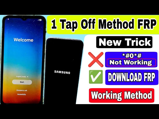 One Tap Off📲 Method All Samsung FRP Bypass (Working Step) Android 14/15/16 - Latest Trick FRP Unlock