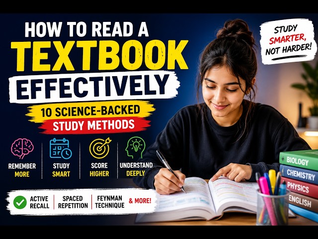 Study Smarter, Not Harder | 10 Proven Study Techniques