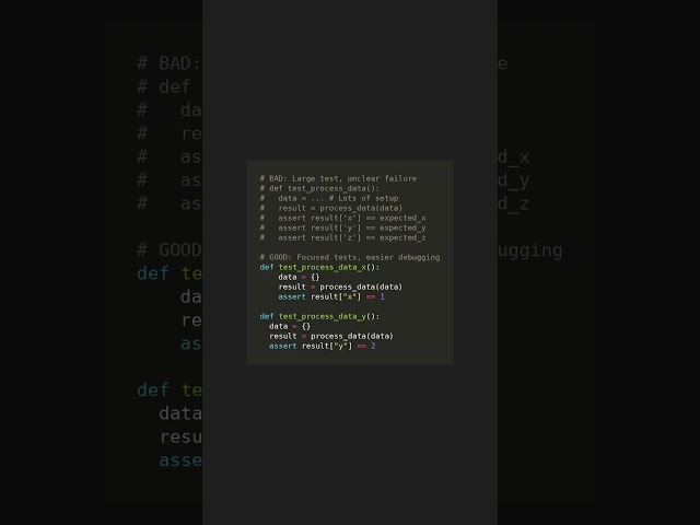 TDD: Start Small, Test Incrementally #Shorts