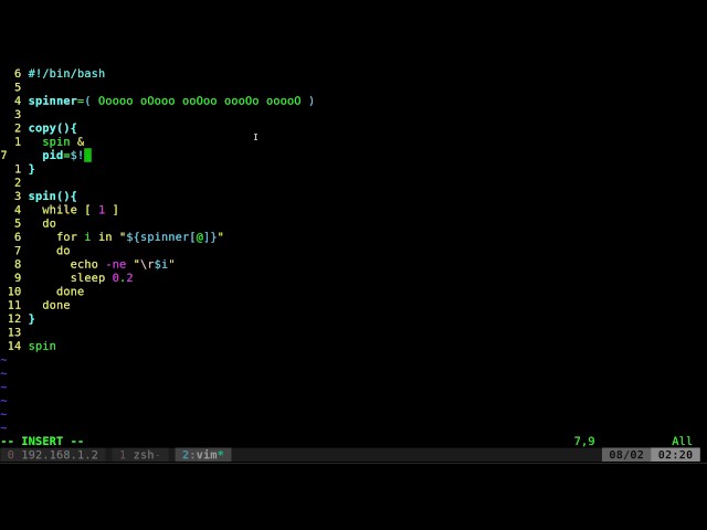 03 Shell Script Spinner Animation Tutorial