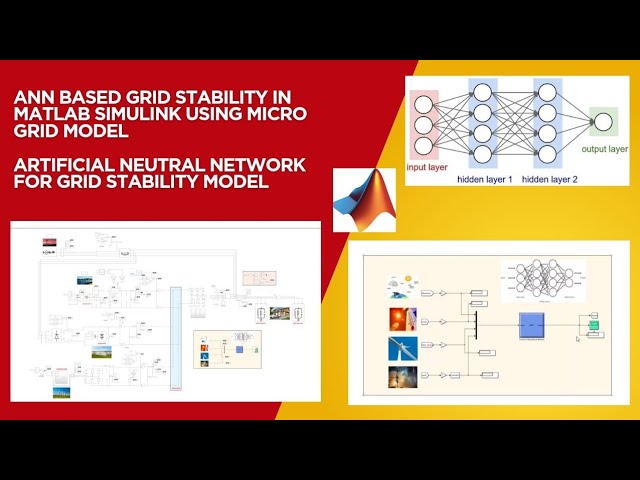 Microgrid with ANN-Artificial neural network in MATLAB Simulink | Grid stability in matlab Simulink 