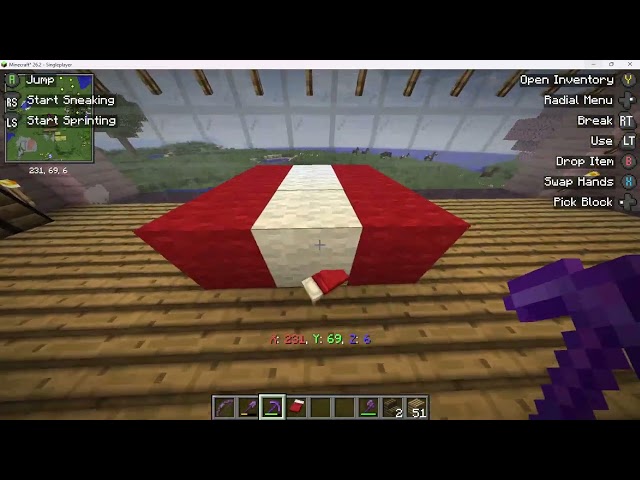 Finally finished the house in my modded survival Minecraft java 26.2