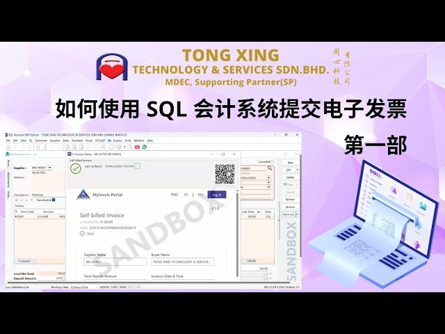 How to Submit E-Invoice Using SQL Accounting System (PART 1)