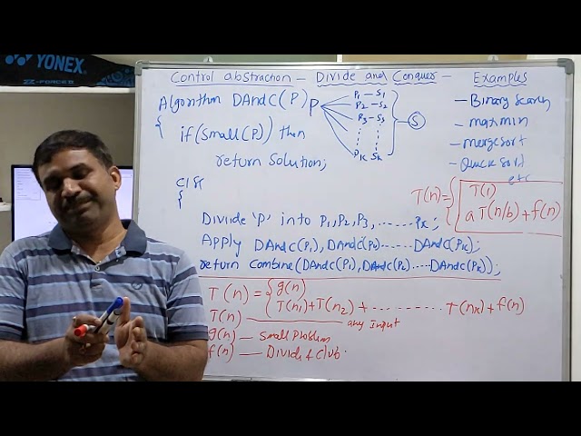2.1.1 Divide and Conquer GeneraL  Time Complexity