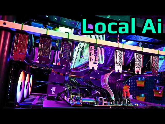 INSANE Local Ai Home Server 8 GPU Build