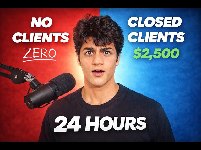How I Signed Two SMMA Clients In 24 HOURS With Indian Accent
