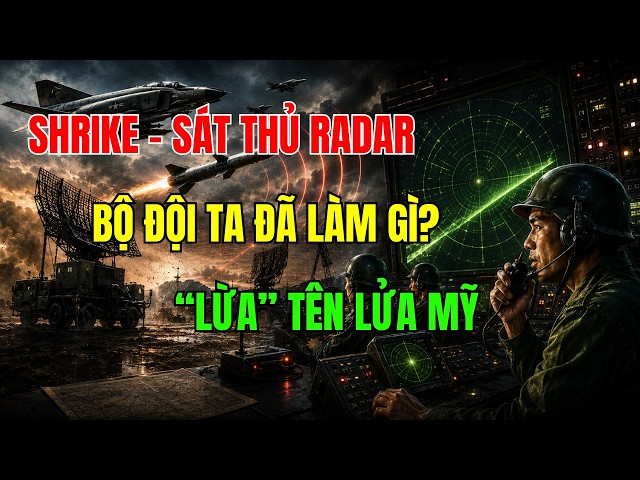 SHRIKE – “SÁT THỦ DIỆT RADAR” CỦA MỸ: Bộ Đội Việt Nam Đã “LỪA” Tên Lửa Này Như Thế Nào?