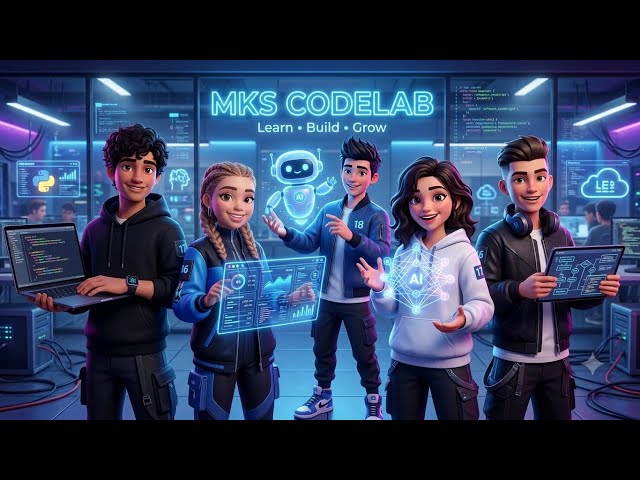 Welcome to MKS CodeLab 🚀 | Learn Coding for FREE | Python, C++, Web Development, DSA & AI.