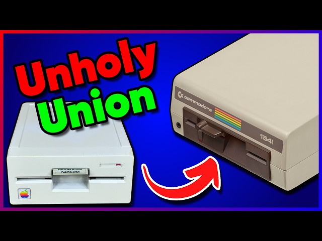 A NEW option for your dead 1541: a blasphemous marriage of Apple and Commodore!