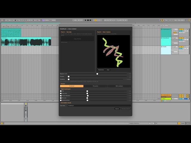 DataMorph Ableton Extension